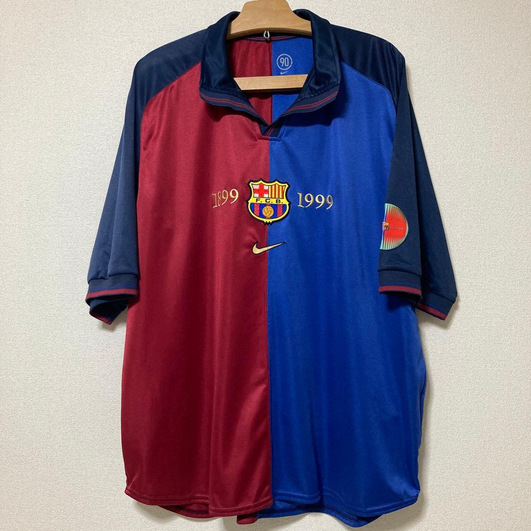 NIKE バルセロナ　初期復刻　100周年 ユニフォーム　XL NIKE FCバルセロナ 100周年記念ユニフォーム復刻 L118863 655 代表