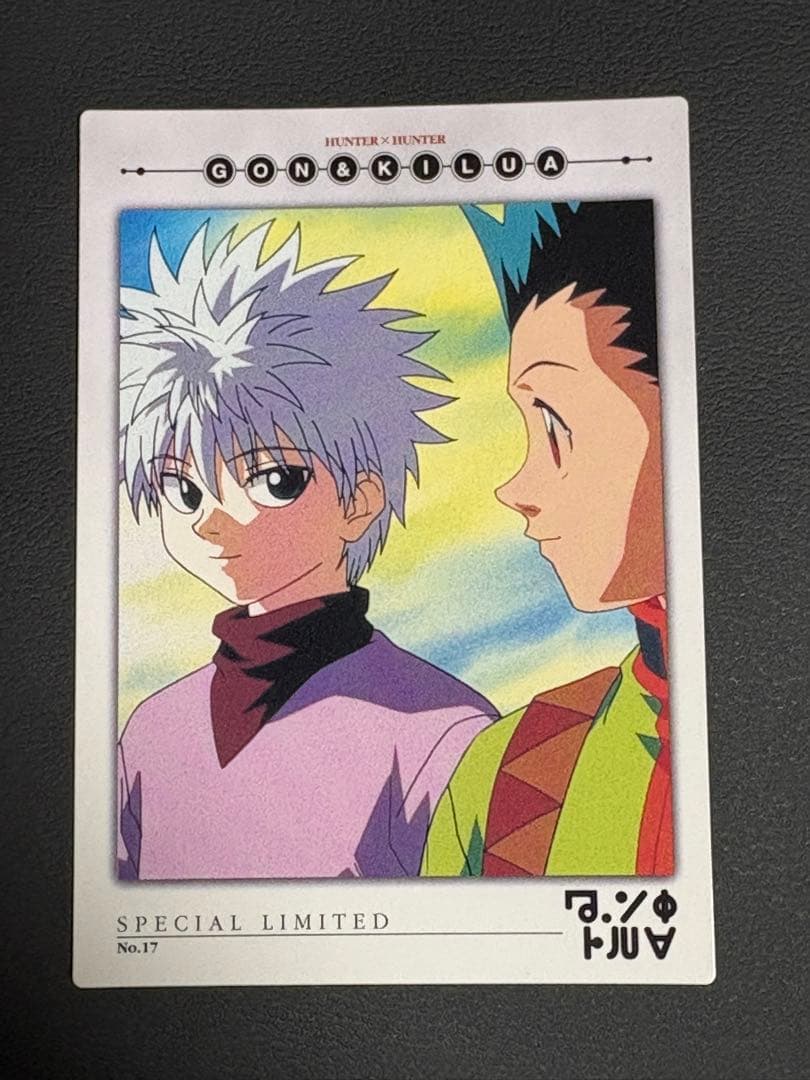 HUNTER×HUNTER カードダスマスターズ No.17 ゴン&キルア - メルカリ