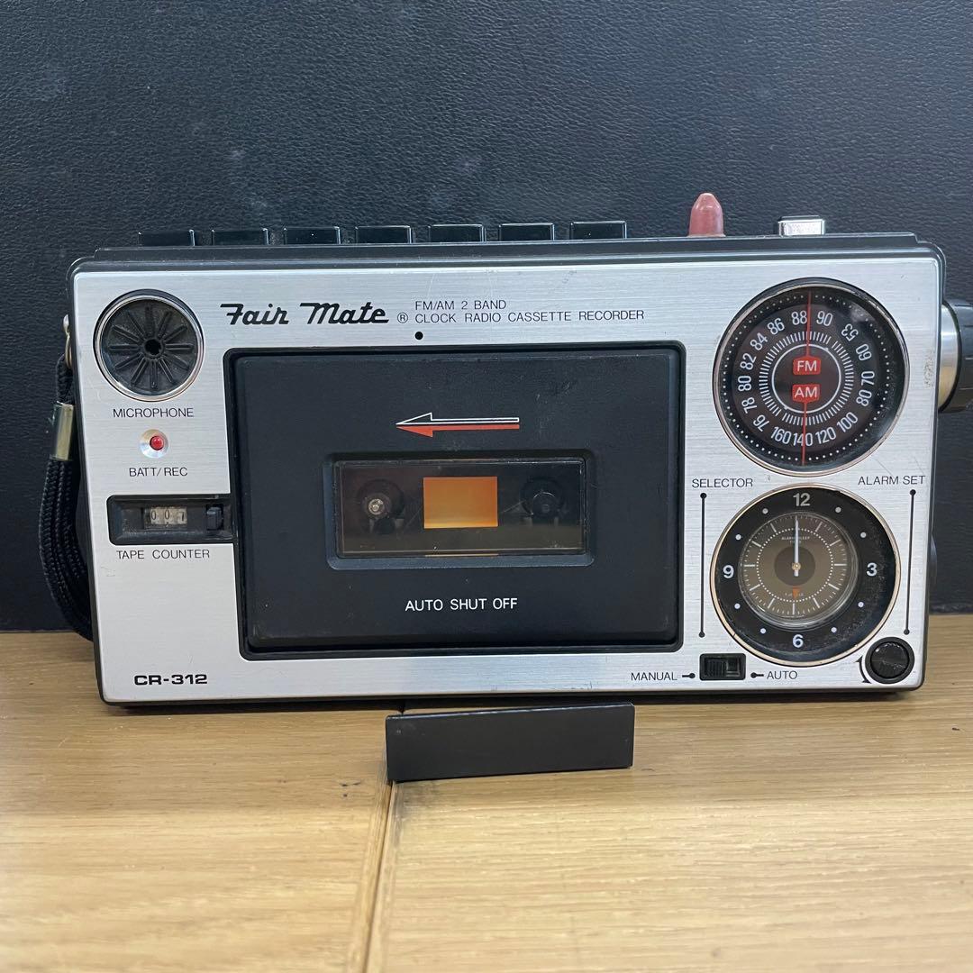 FAIR MATE カセットレコーダー CR-312 朝日電機昭和レトロ 朝日