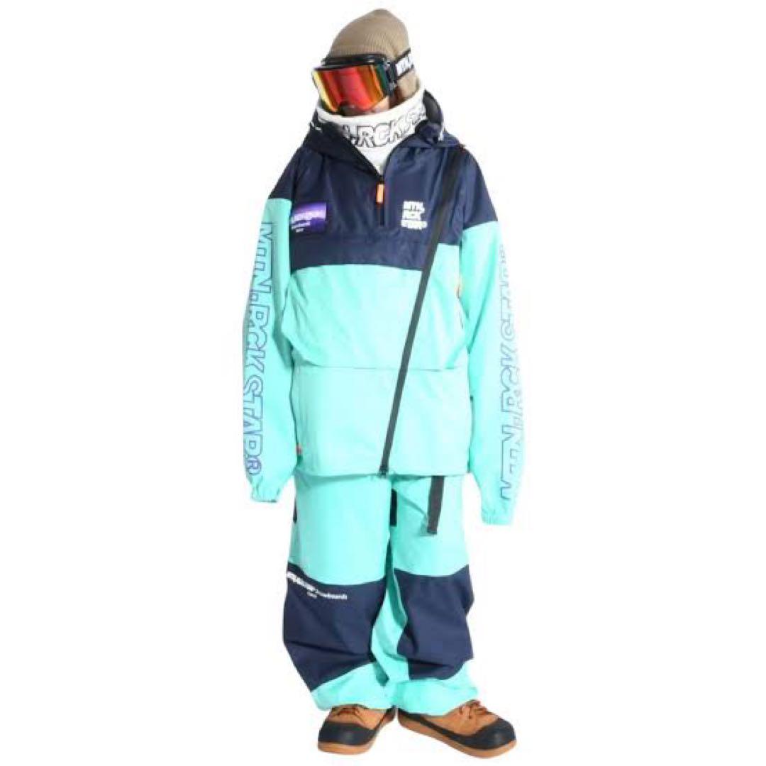 MTN.ROCKSTAR springjacket.pant NAVY/MINT - メルカリ