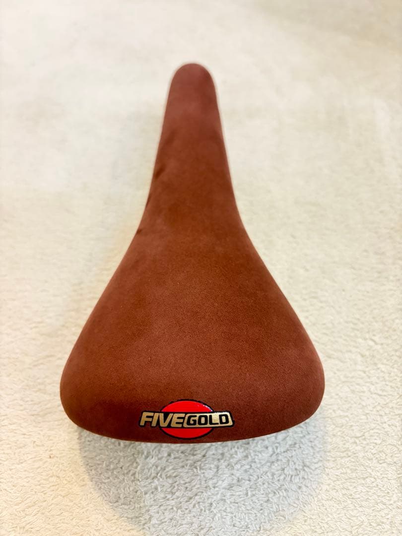 FIVEGOLD 7 サドル NJS スエード ピスト 競輪 - メルカリ