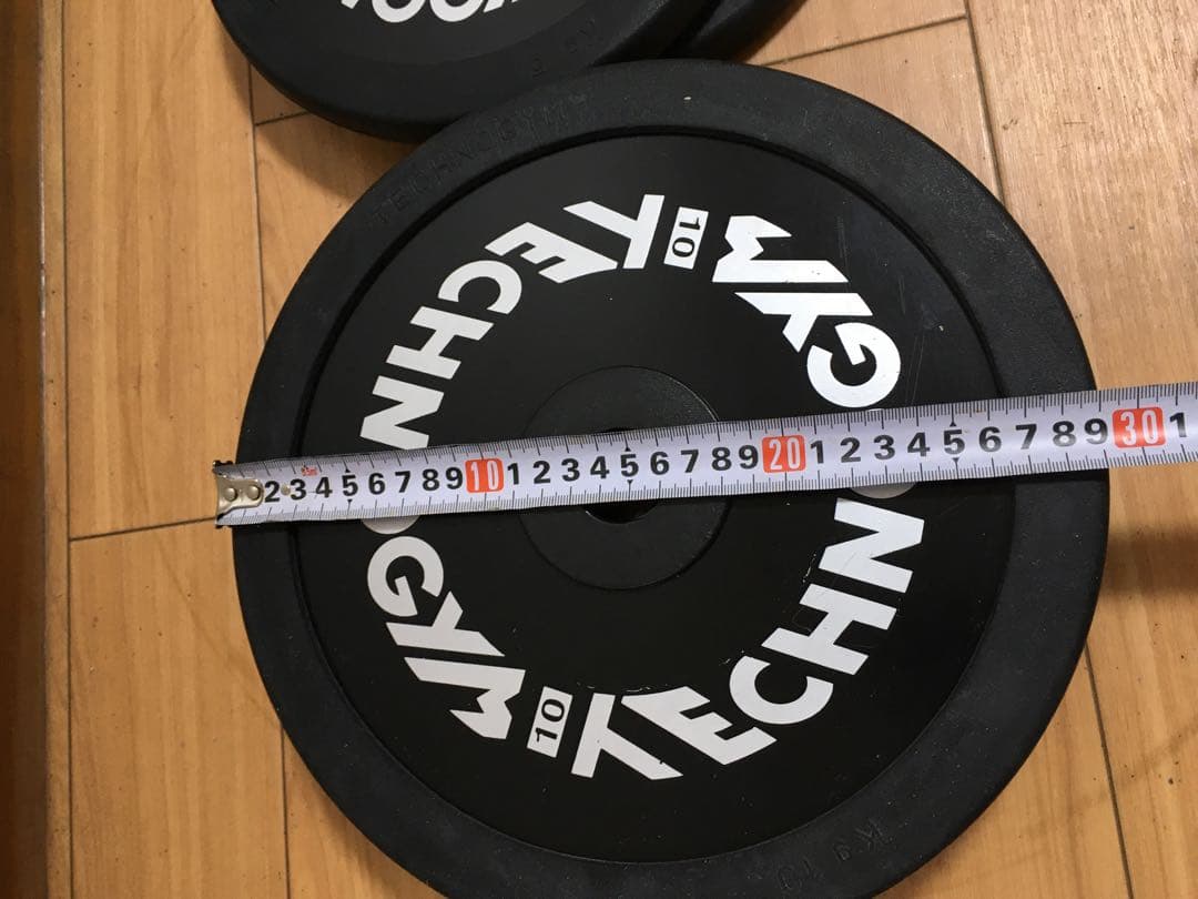 TECHNOGYMバンパープレート穴径／Φ28mm 計42.5kg - メルカリ