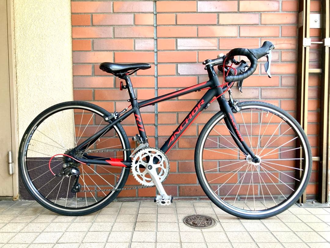 KENJU　ANCHOR RJ1ジュニアロードバイク　マットブラック ANCHOR（アンカー） 2020年モデル RJ1 CLARIS（RJ1 クラリス） [子供