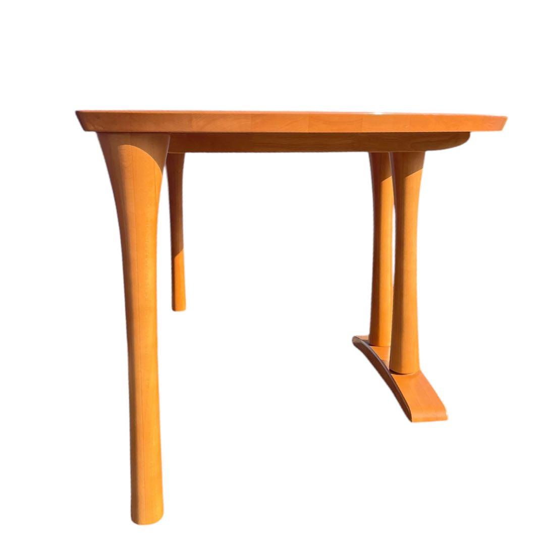 HR589 【希少デザイン】Karimoku ダイニングテーブル やや半円 - メルカリ