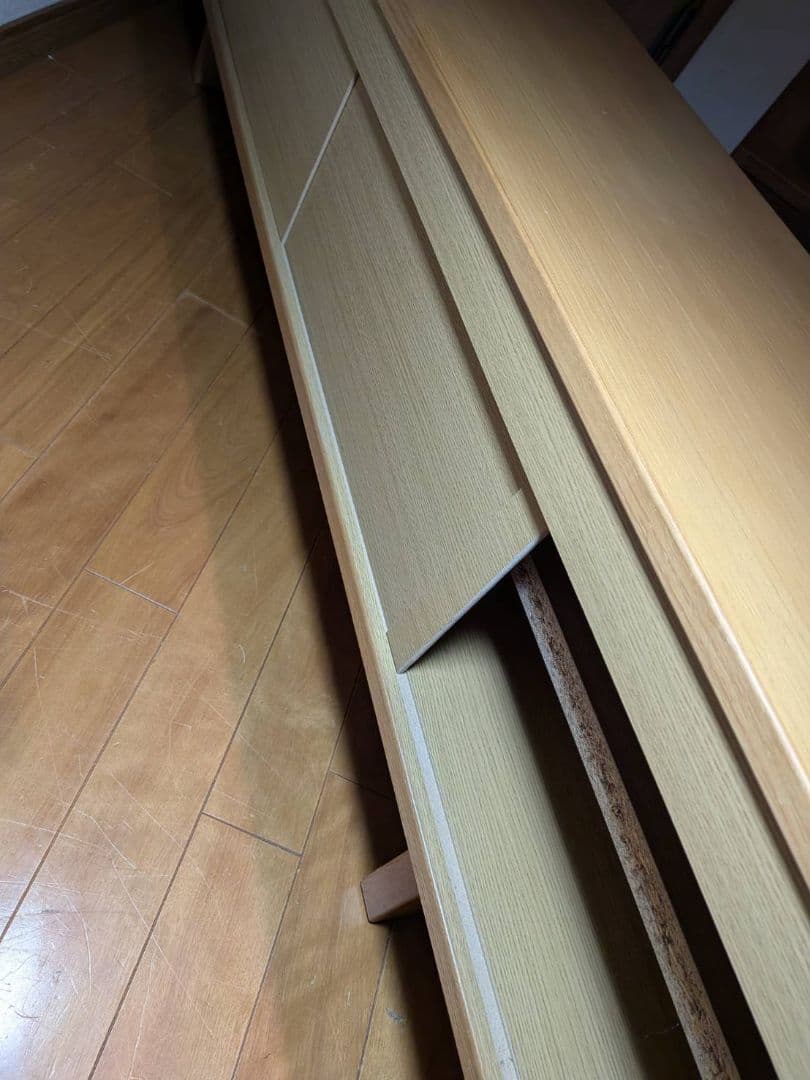 《送料込》無印良品 木製テレビボード オーク材 150 収納棚 TV台家具 廃盤