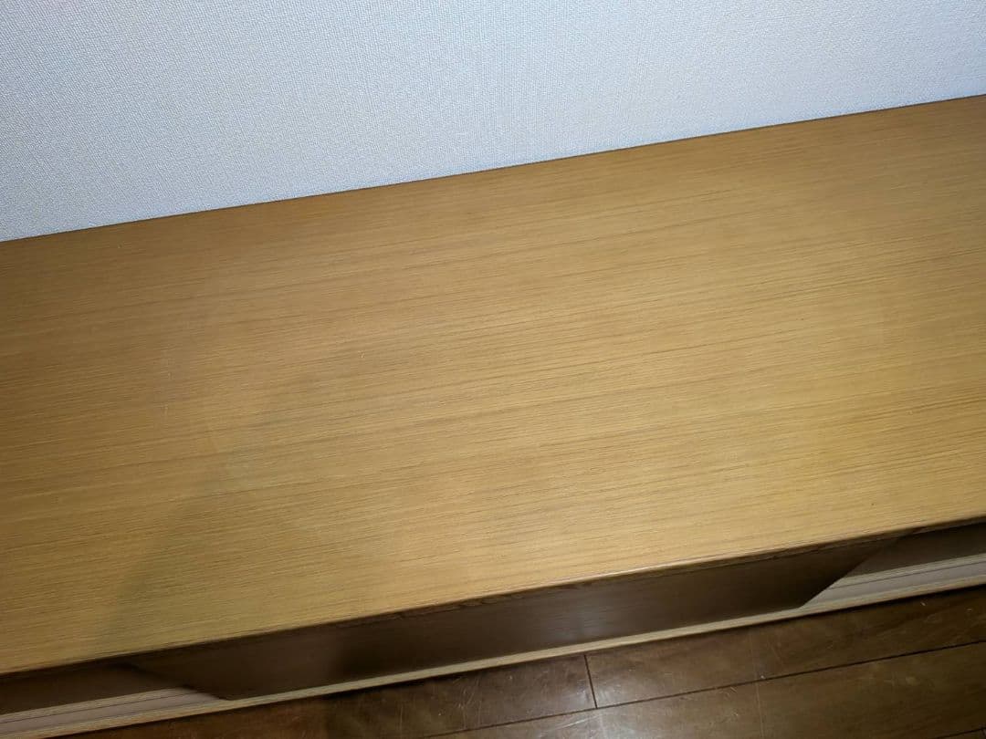 《送料込》無印良品 木製テレビボード オーク材 150 収納棚 TV台家具 廃盤