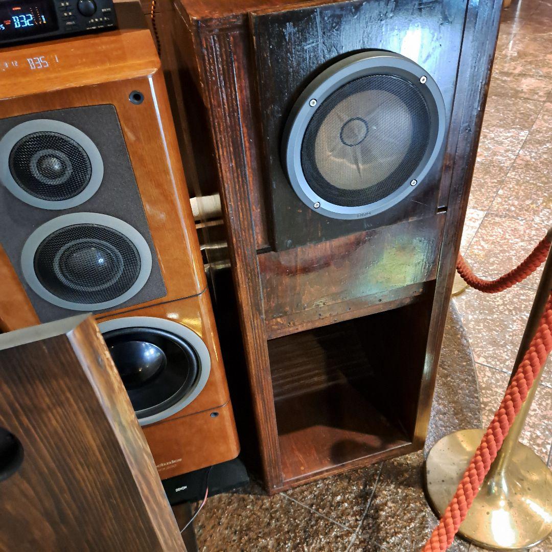 FE208EΣ自作長岡式バックロードホーン用エンクロージャー たのめる便