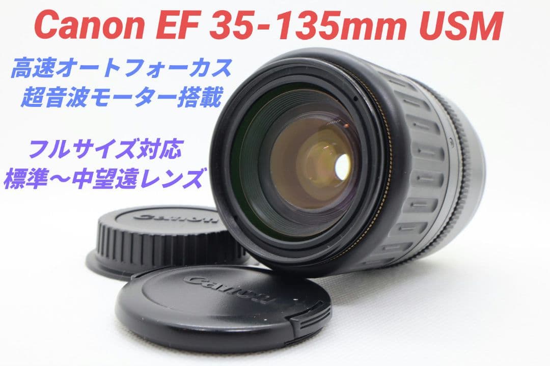 3月6日限定【標準〜中望遠レンズ】Canon EF 35-135mm USM - メルカリ