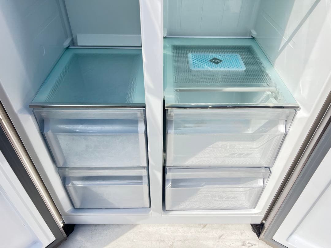 AQUA ノンフロン冷凍冷蔵庫AQR-SBS45H (S) 2019 年最終価格 - メルカリ