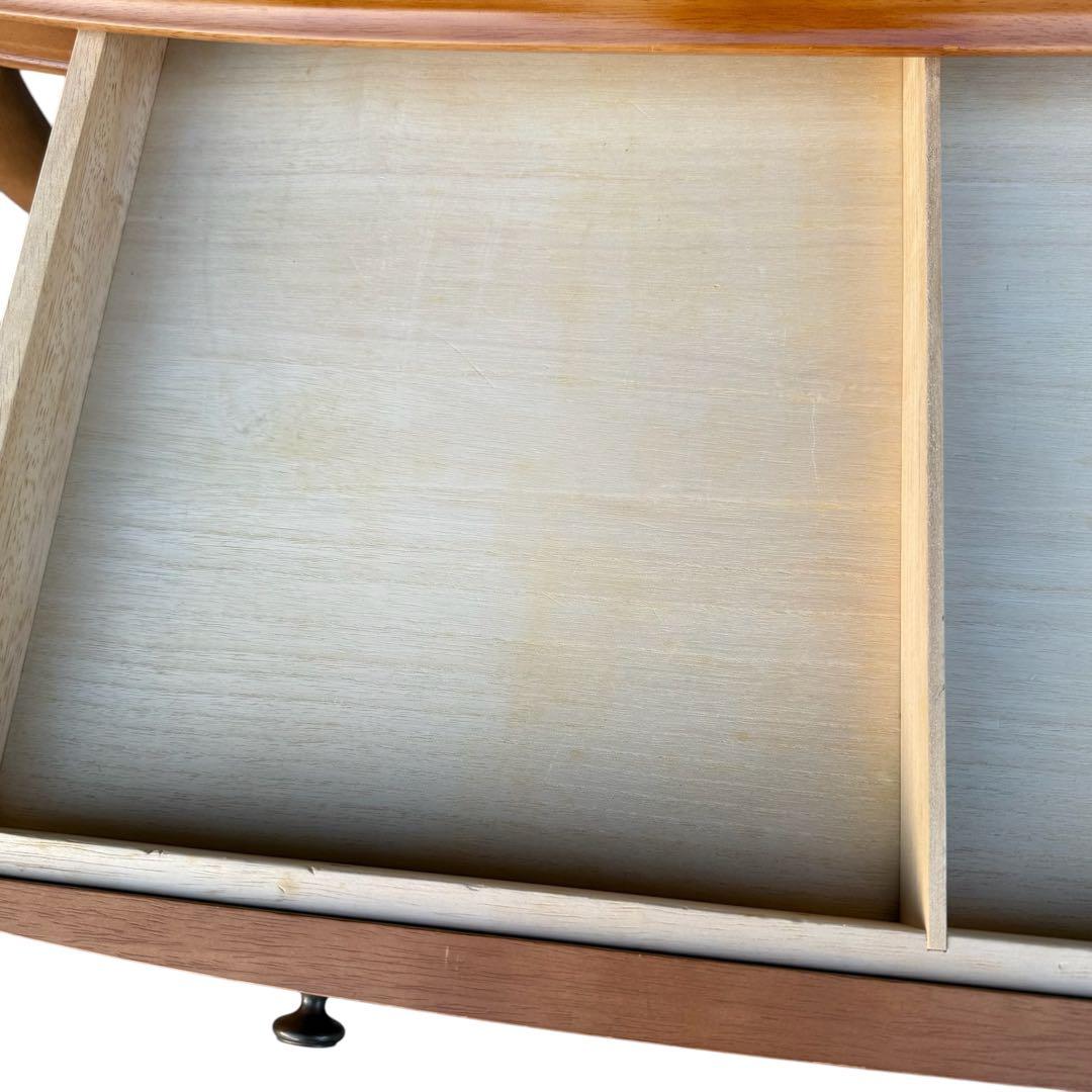 HR663 マルニ木工 フレンディ エレガンス ワーキングデスク猫脚 - メルカリ