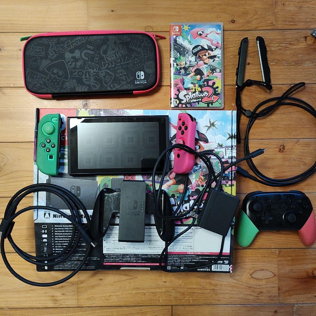 Nintendo Switch スプラトゥーン2セット　プロコン　あつ森ドック Amazon.co.jp: Nintendo Switch スプラトゥーン2セット : ゲーム
