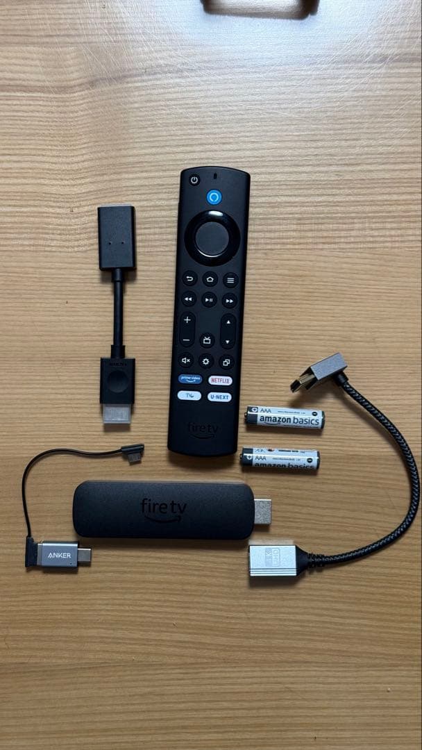 Fire TV Stick 4K Max (第2世代) ＋　周辺機器 Amazon Fire TV Stick 4K Max (2nd Gen) Streaming Device with Wi-Fi