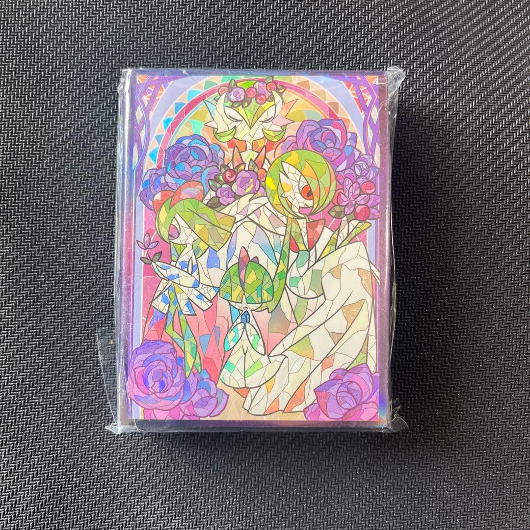 ポケカ スリーブ 60枚 サーナイト ポケモンカード ステンドグラス
