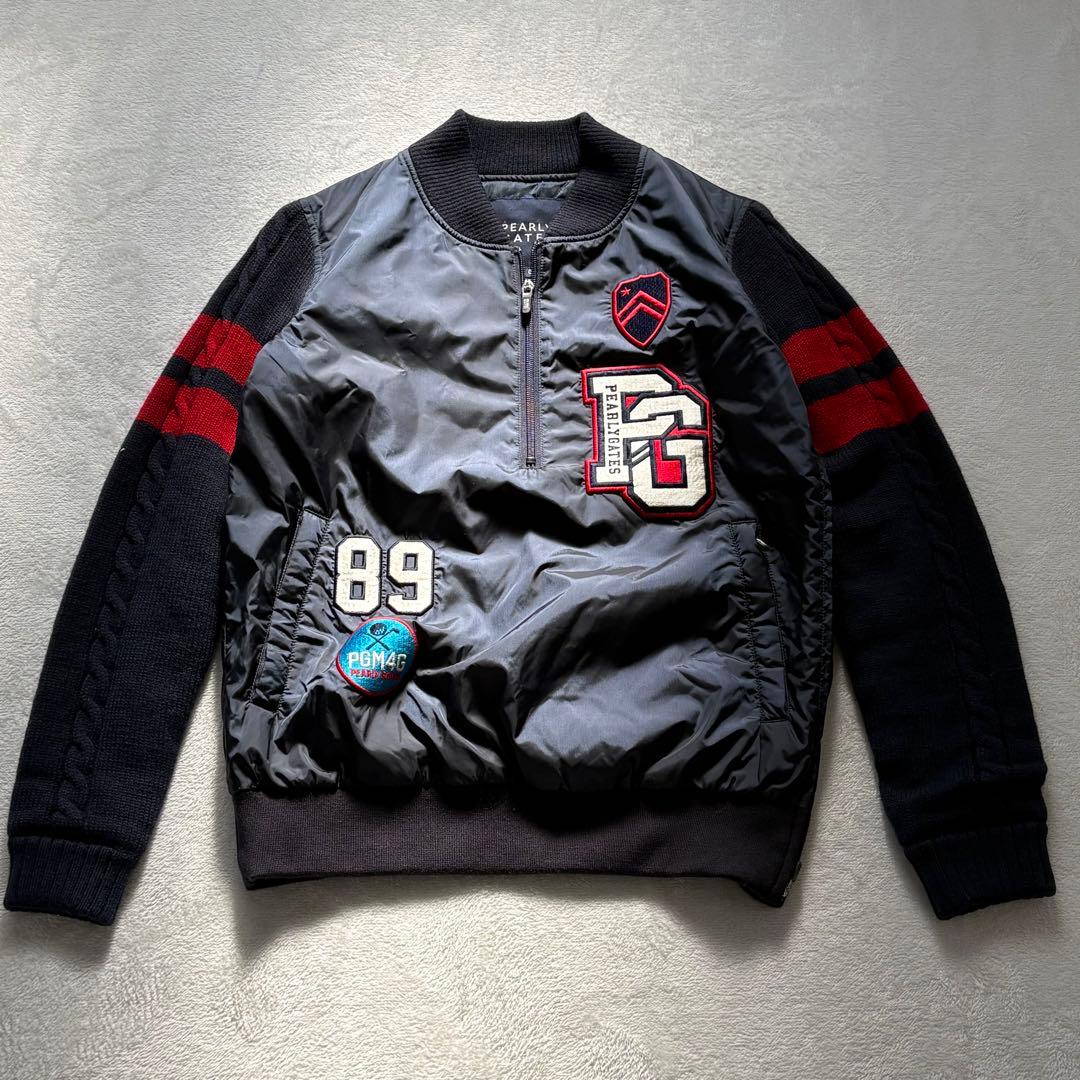 PEARLY GATES レディース ジャケット 0サイズ ネイビー系 ゴルフ サイズ：0 PEARLY GATES パーリーゲイツ スニードジャケット チェック