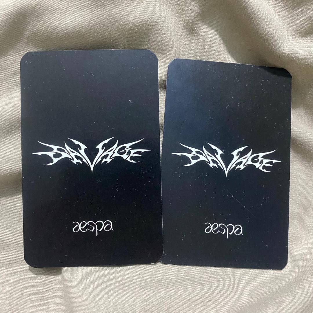 aespa sgs savage md トレカ ジゼル deluxe box - メルカリ