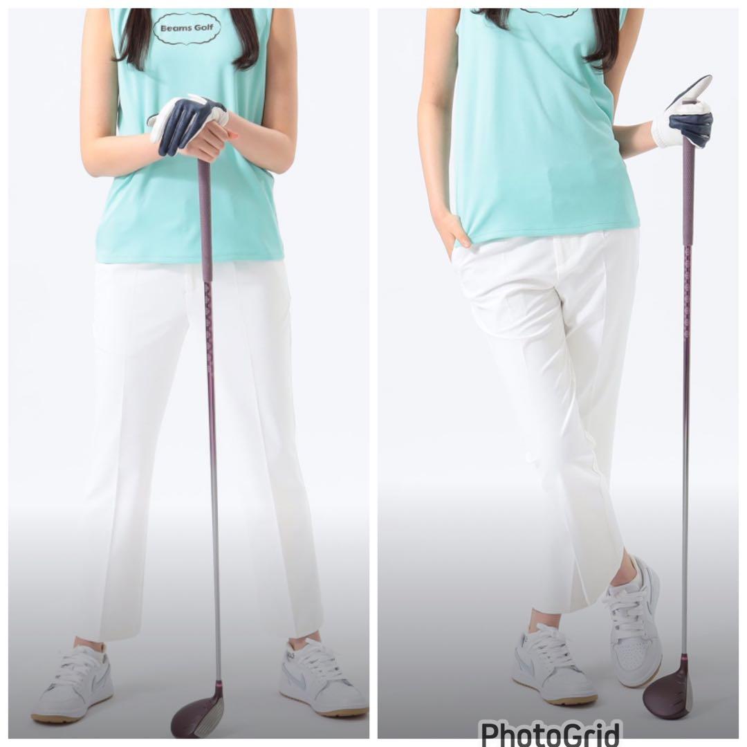 2025年 BEAMS GOLF UVカット 接触冷感 撥水 パンツ 白 S - メルカリ