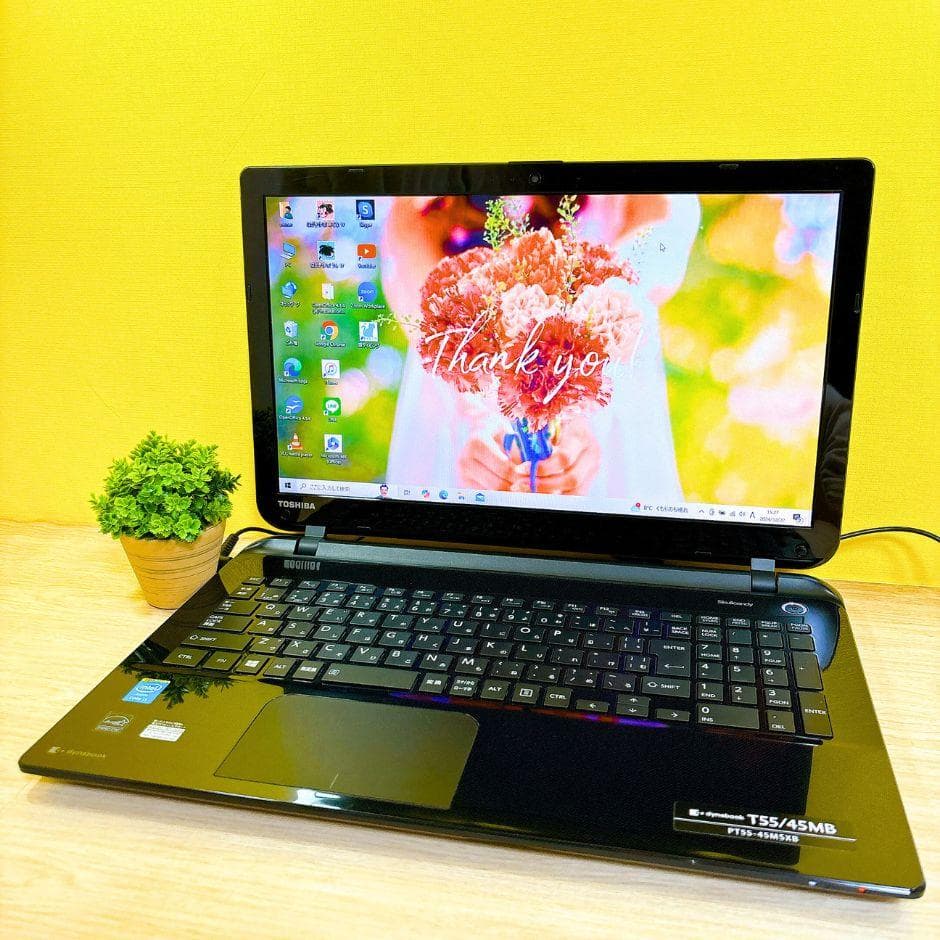 すぐ使えるノートパソコン✨新品SSD256GB＆メモリ8GB✨カメラ付き✨初心者