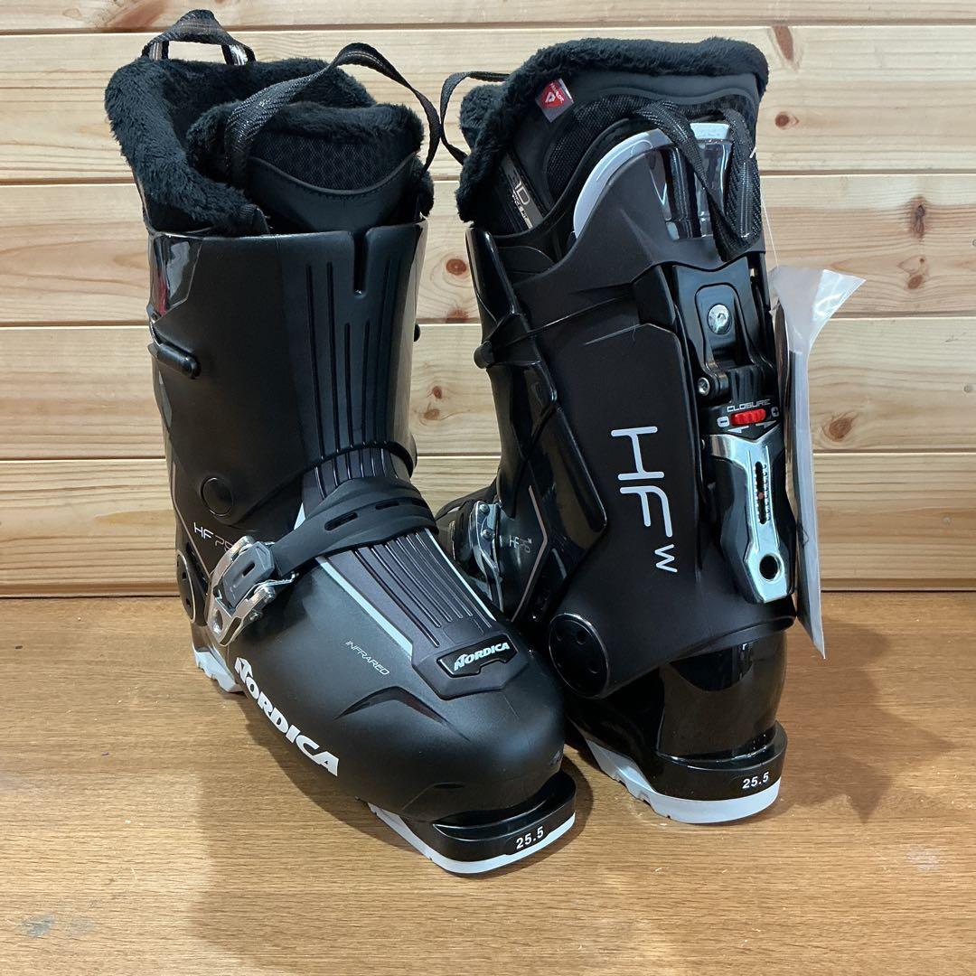 ノルディカ　レディスSki Boot HF W 25.5 ブラック Nordica HF 75 W BLACK / BRONZE / WHITE - Fitzharris Ski Bike and
