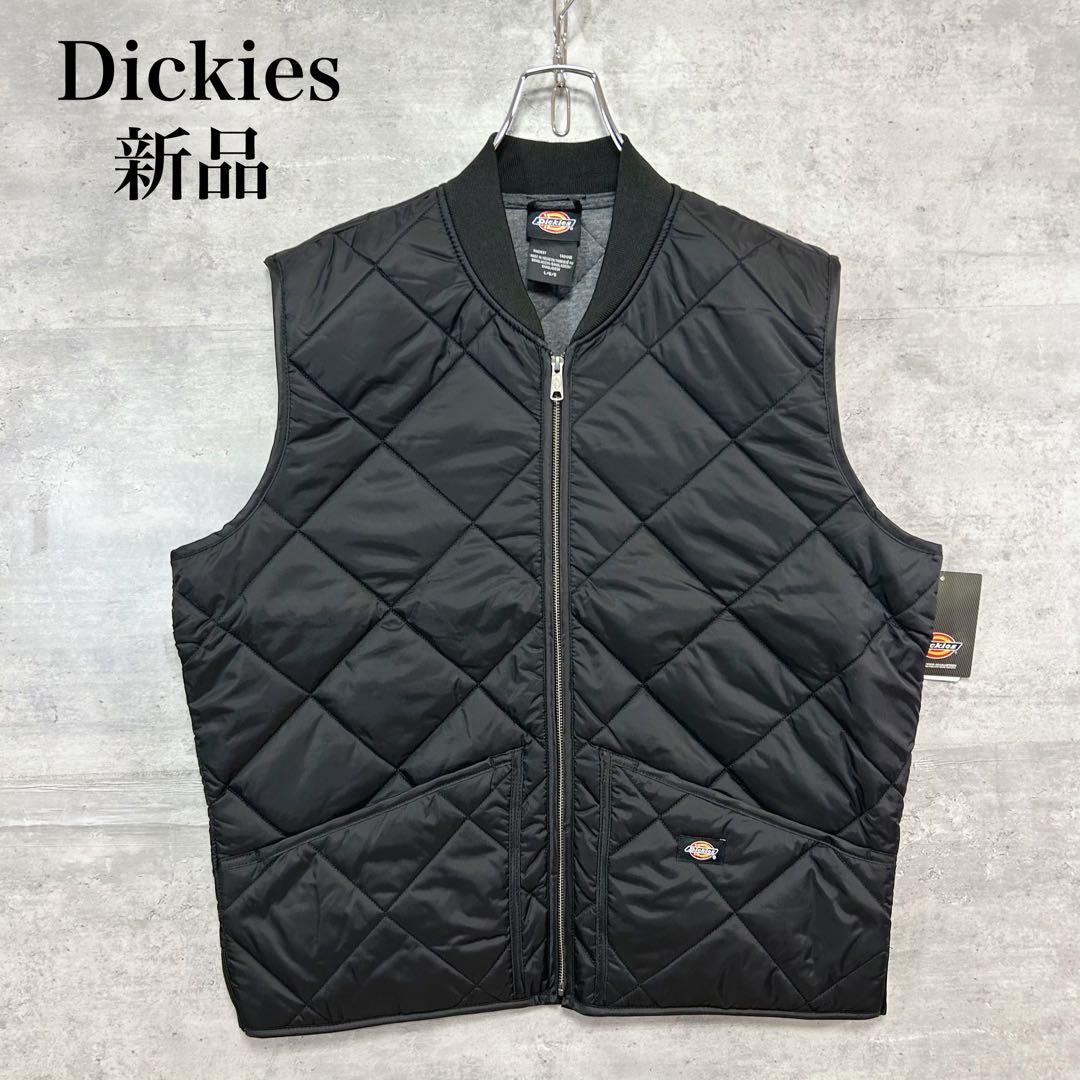 新品 Dickies ダイヤモンドキルティングベスト ワークベスト 人気