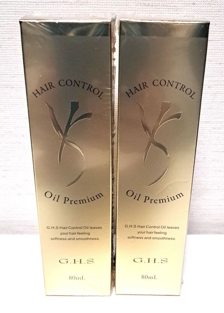 G.H.S ヘアコントロールオイルプレミアム 80mL 2本セット - メルカリ