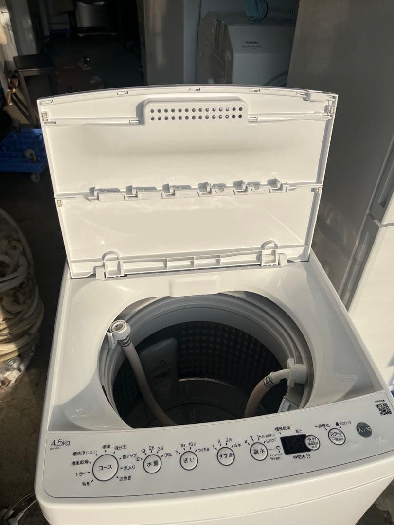 BW-45A 4.5kg 全自動縦型洗濯機 ホワイト 2022年製T