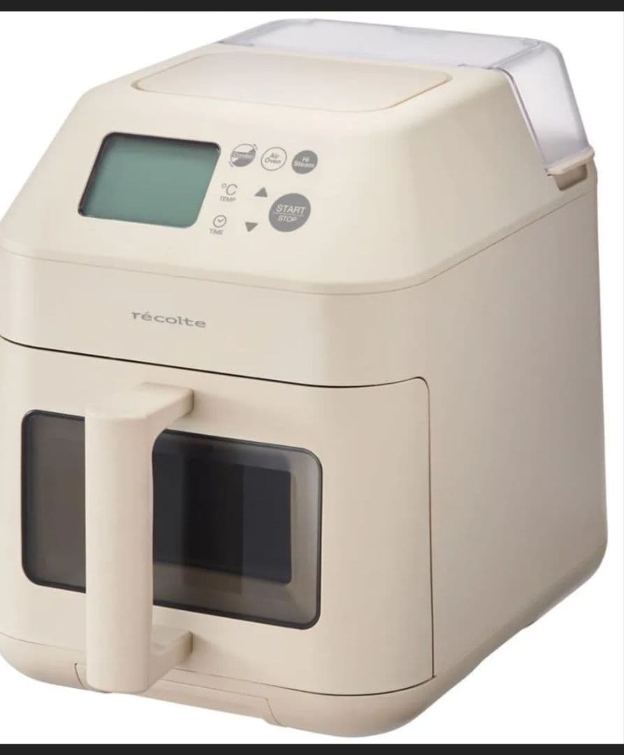 récolte ハイスチームエアーオープン (ホワイトクリーム) ノベルティ付き】レコルト ハイスチームエアーオーブン / クリーム