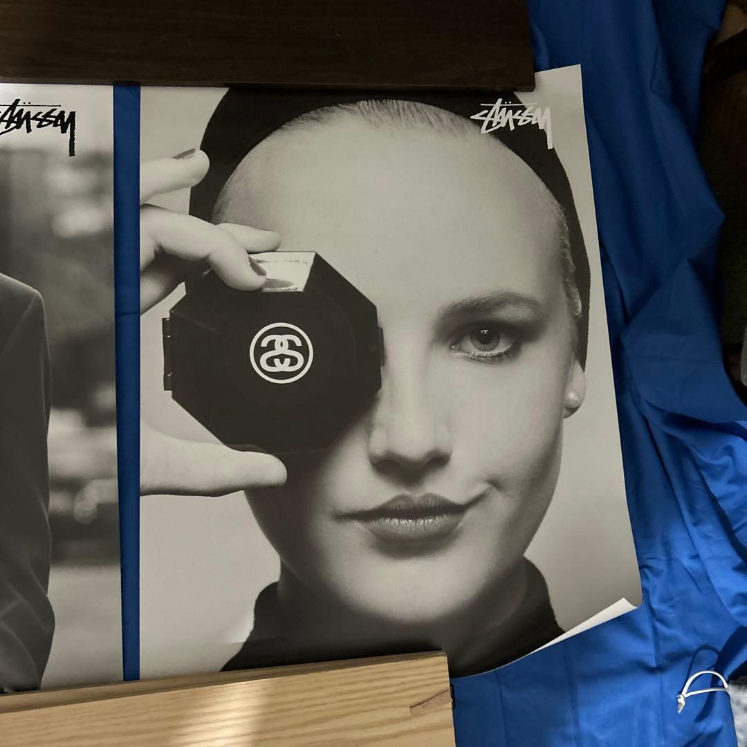 ☆未使用品☆ stussy シャネル ポスター 2枚 カールラガーフェルド追悼