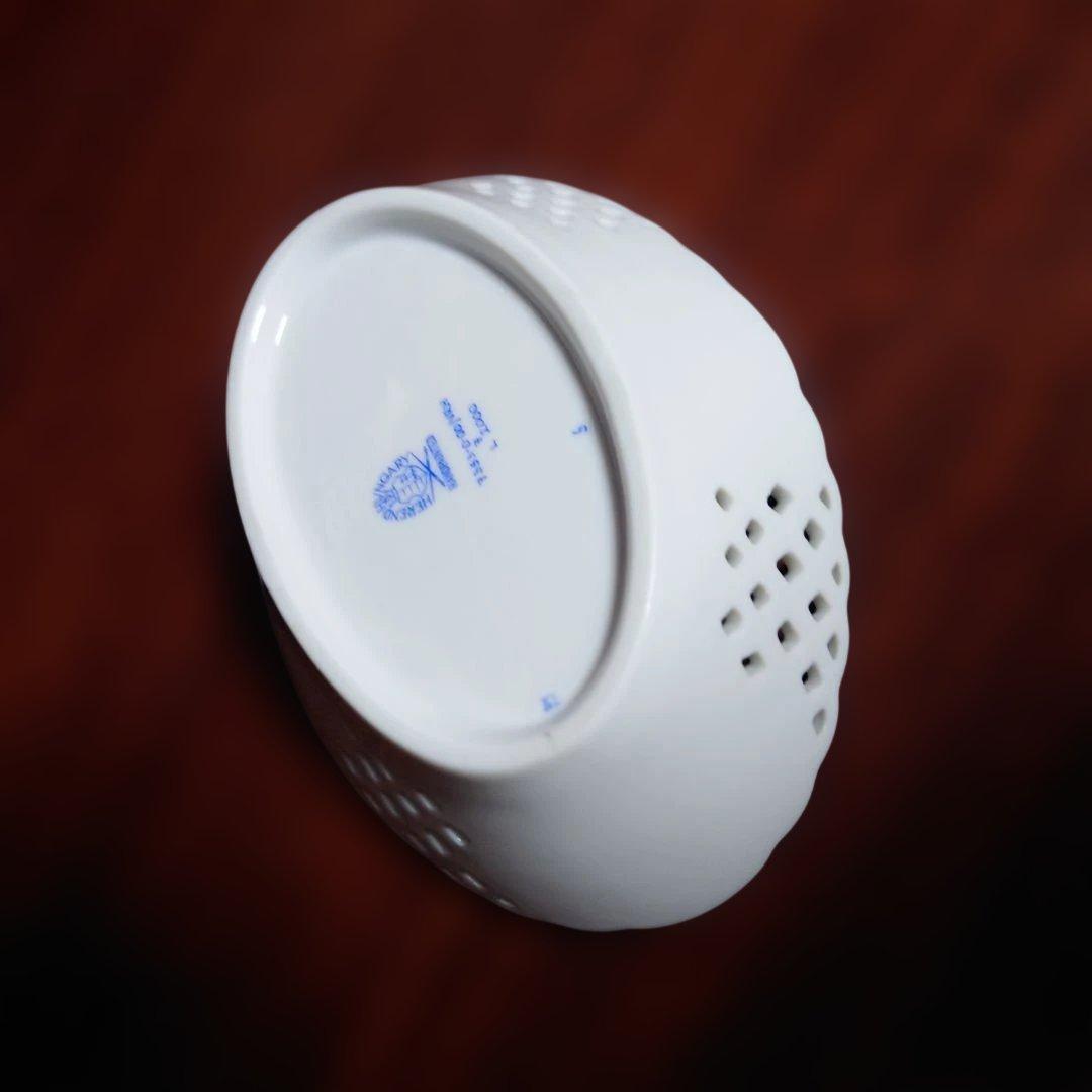 ヘレンド ウィーンの薔薇 透かし彫りバスケット 1客 ヘレンド