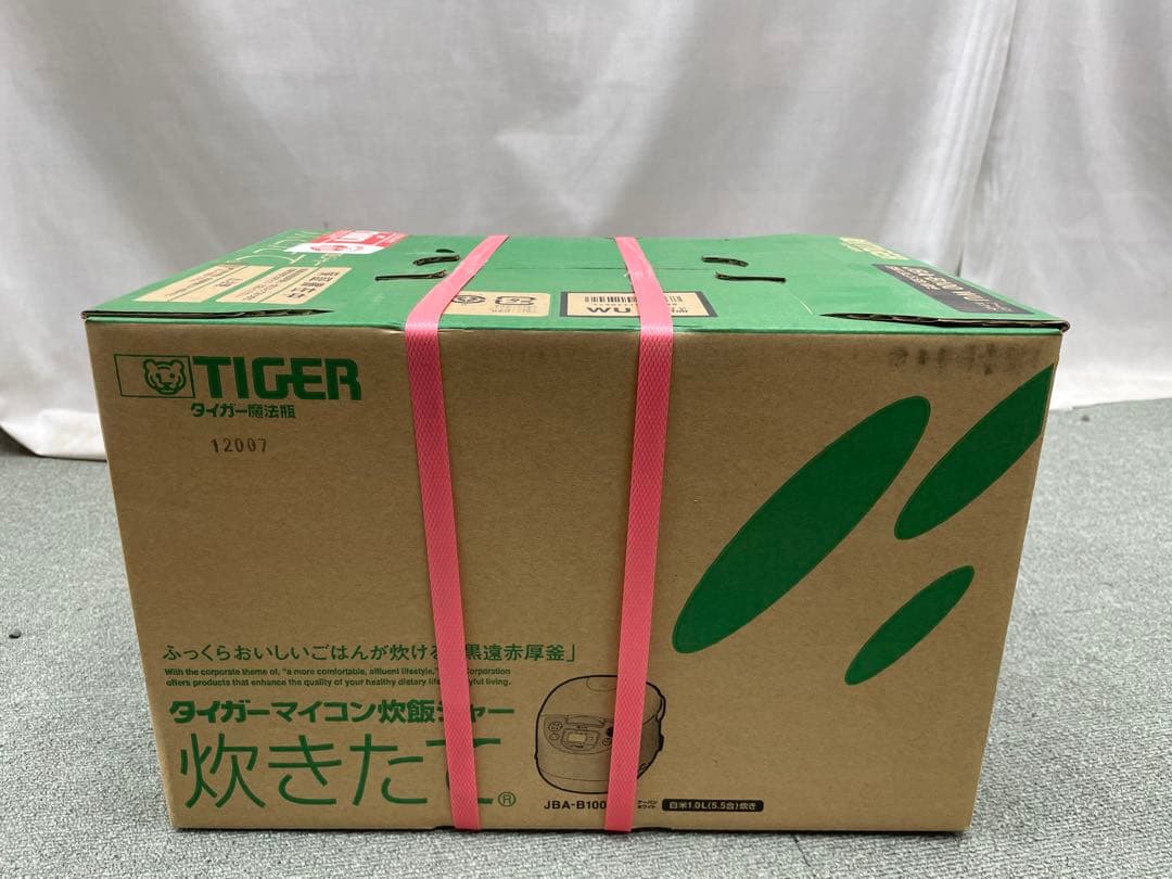 ☆新品未開封TIGER タイガー 炊飯器 5.5合炊きJBA-B100 WU Amazon | タイガー 炊飯器 5.5合 IH ホワイト 炊きたて 炊飯 ジャー