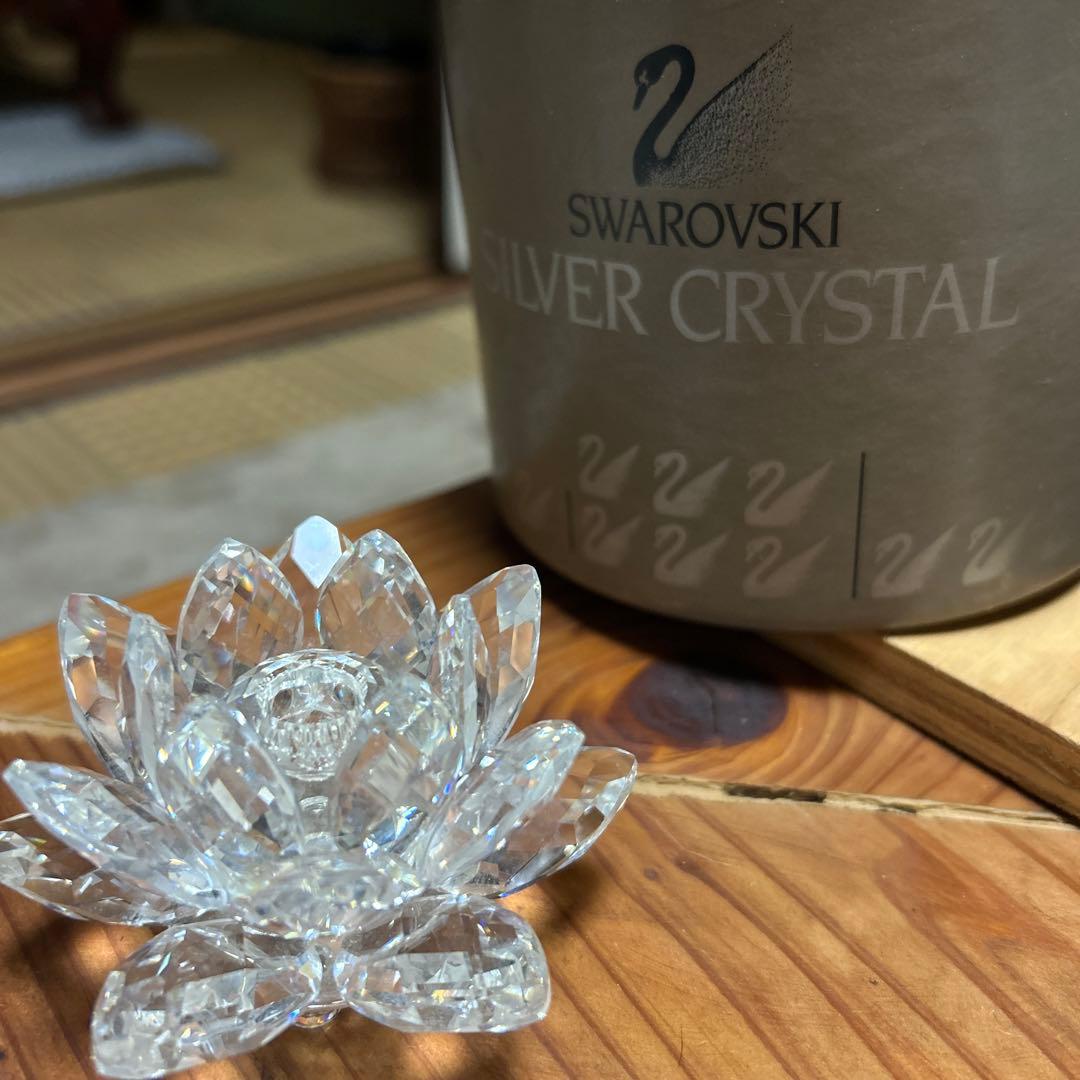 専用⭐︎スワロフスキー クリスタル製置物 蓮の花 - メルカリ