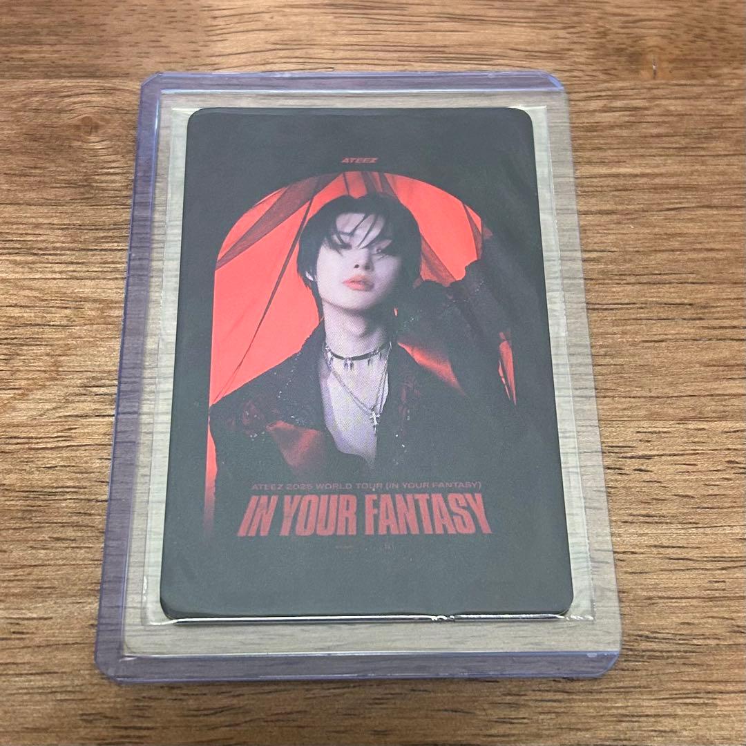 ATEEZ アチズ　lemino レミノ　ミンギ　トレカ ATEEZ Lemino プレミアム会員 B賞 トレカ IYF ミンギ - メルカリ