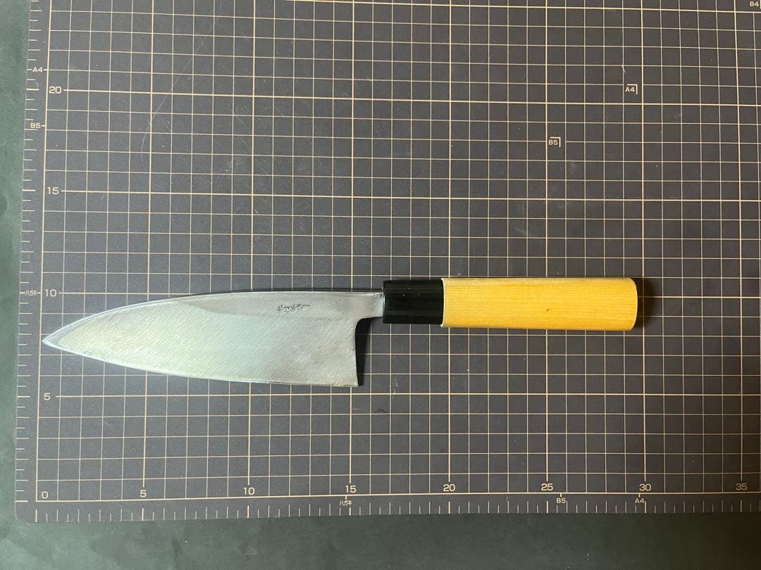 安来鋼 青鋼 出刃包丁 刃渡り15cm 未使用 青紙鋼 包丁 - メルカリ