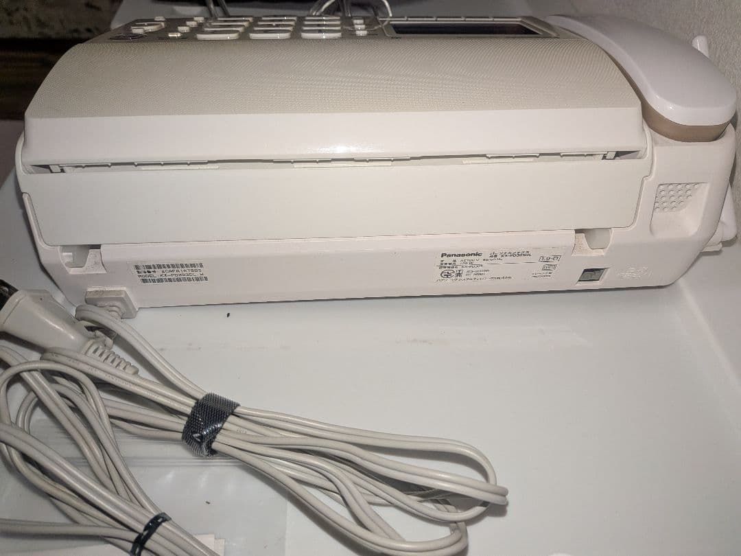 Panasonic 電話機 おたっくす KX-PD303-W 子機 ファックス - メルカリ
