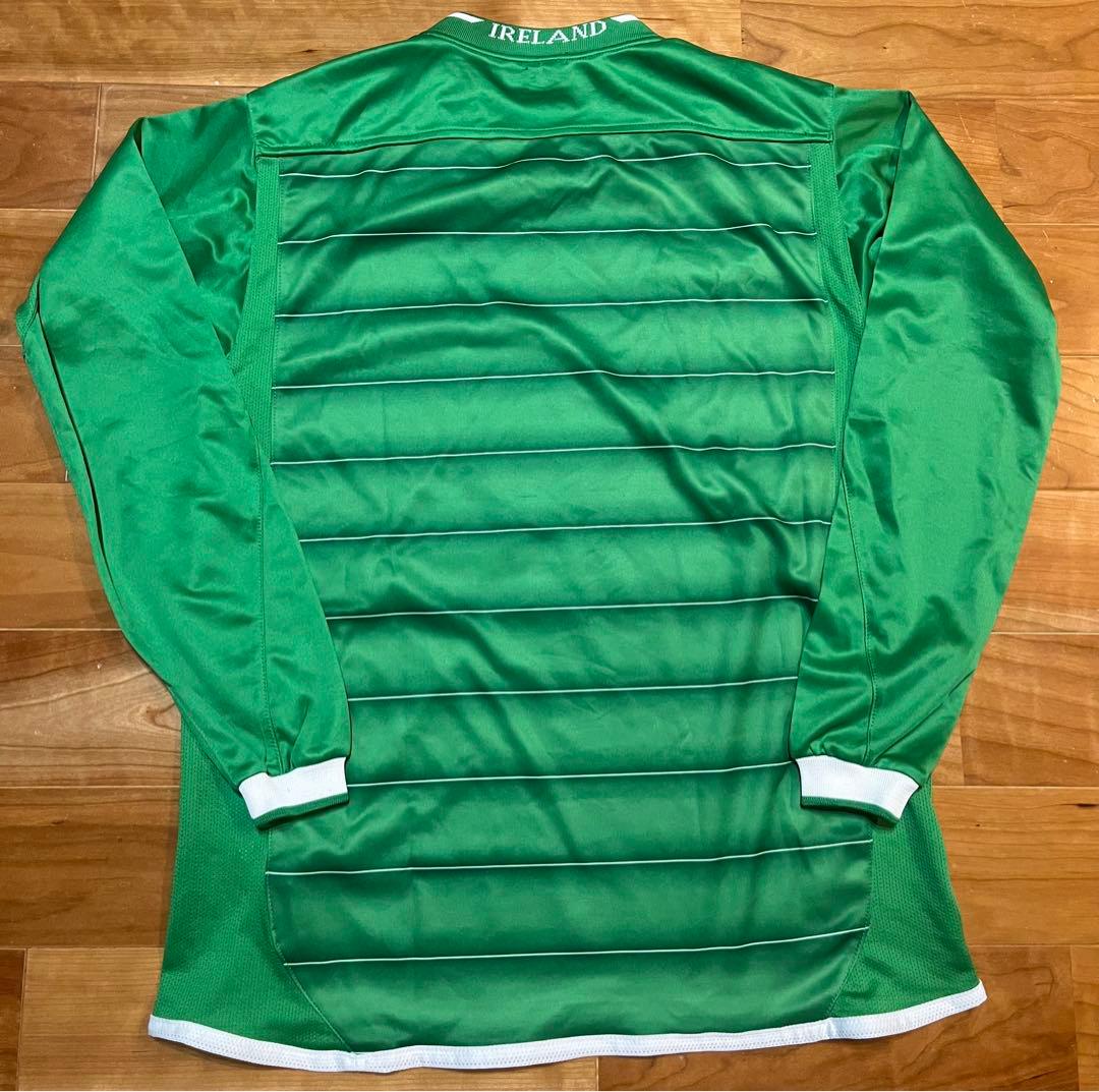 サッカー アイルランド代表 長袖ユニフォーム アンブロ Mサイズ - メルカリ