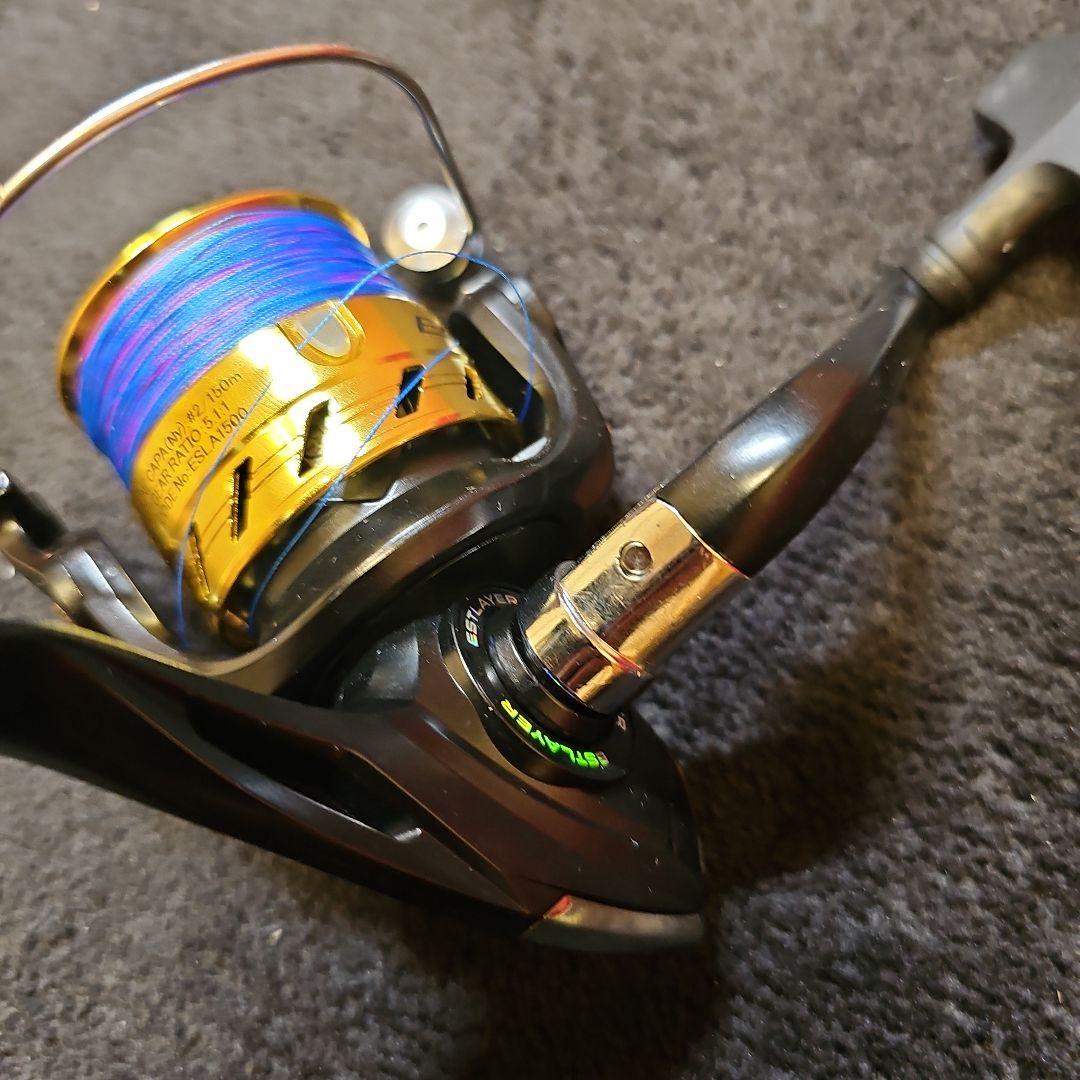 D-11 エギングロッド 新品リール 新品peライン0.6号着用