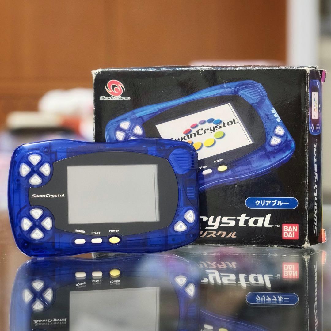 新品同様 スワンクリスタル本体 バンダイ ワンダースワンカラー クリア