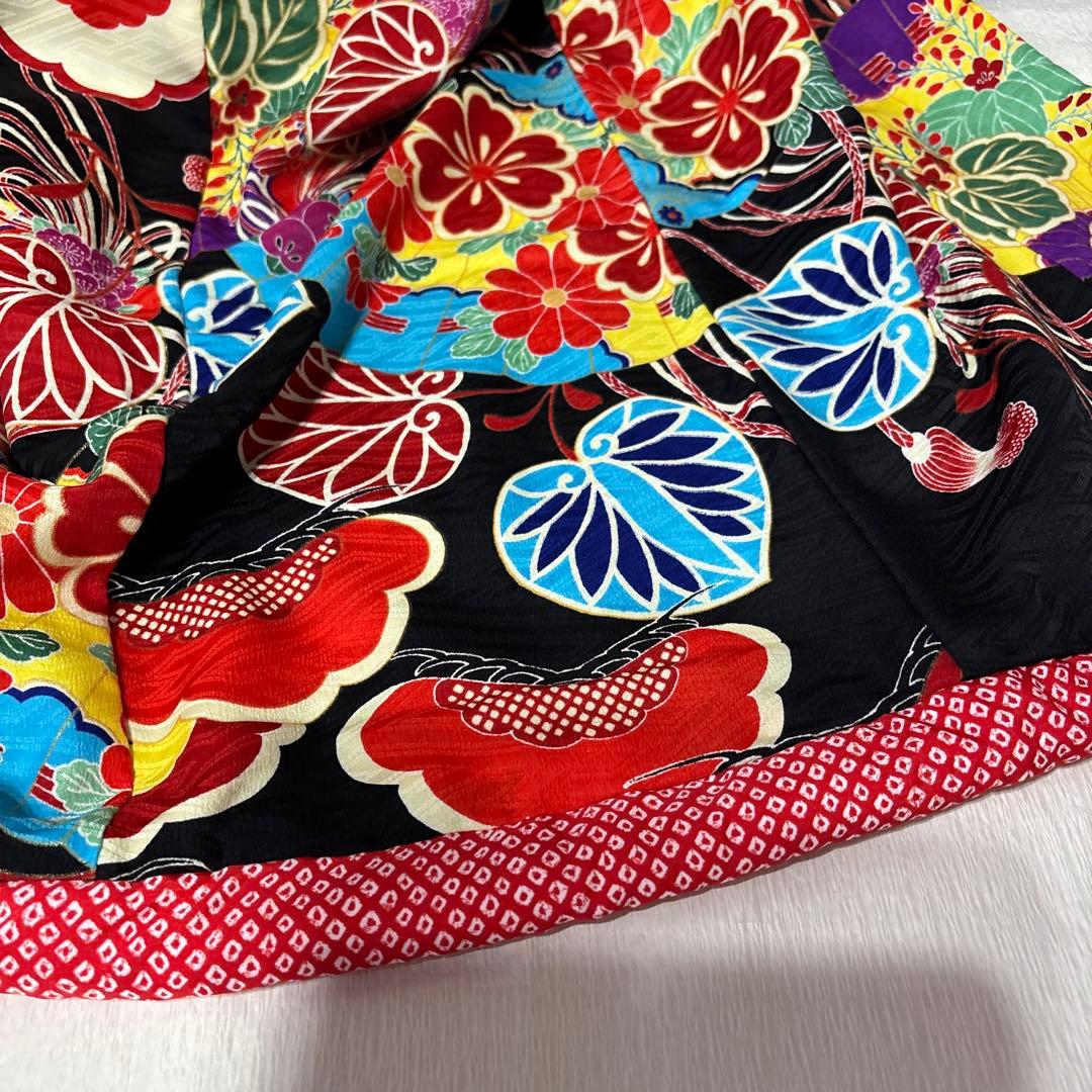 七五三 着物セット 7歳 黒色 だらり帯 舞妓スタイル JAPAN STYLEの通販