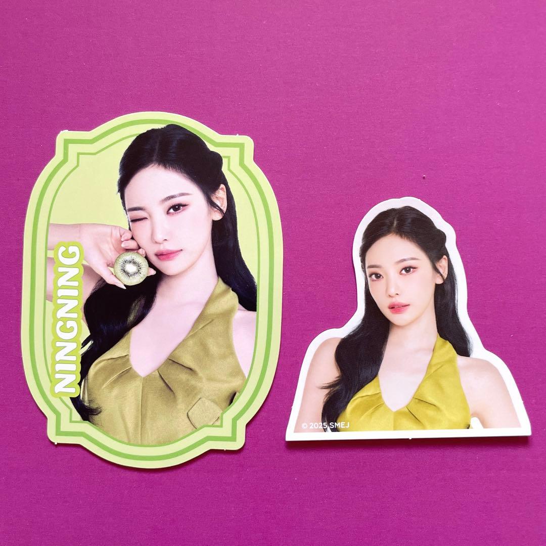 aespa NINGNING ニンニン フォト ステッカー カラコン トレカ - メルカリ