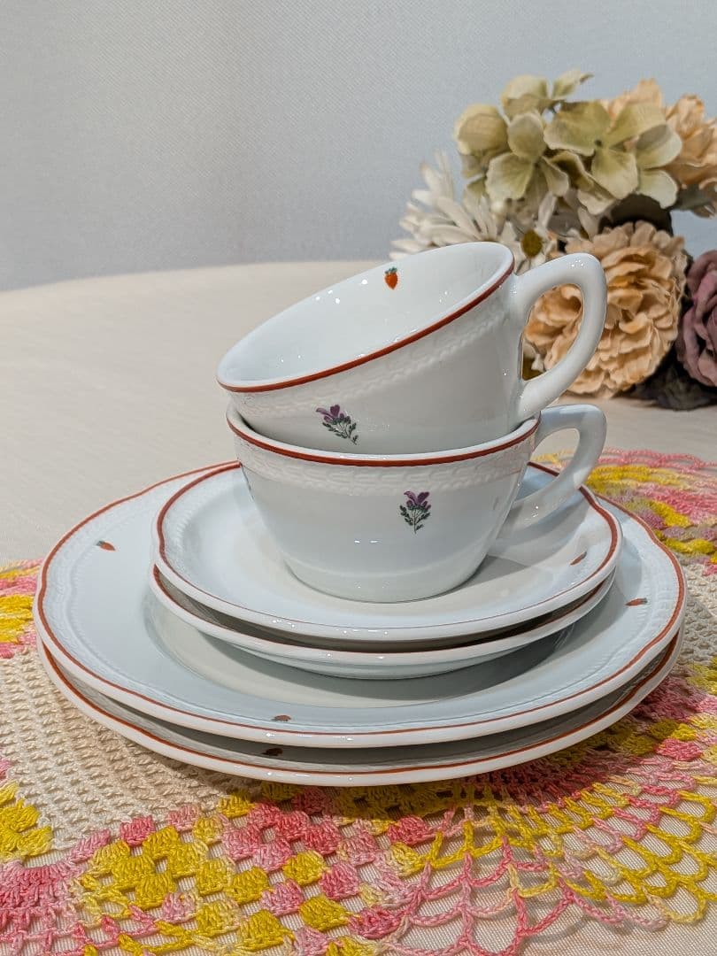 リチャードジノリ カップ＆ソーサー プレート トリオ いちご