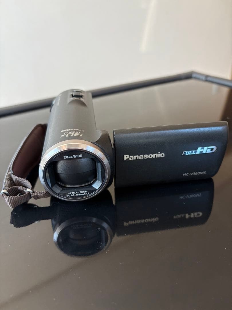 【美品】Panasonic HC-V360MS ビデオカメラ Amazon | パナソニック HDビデオカメラ V360MS 16GB 高倍率90倍ズーム