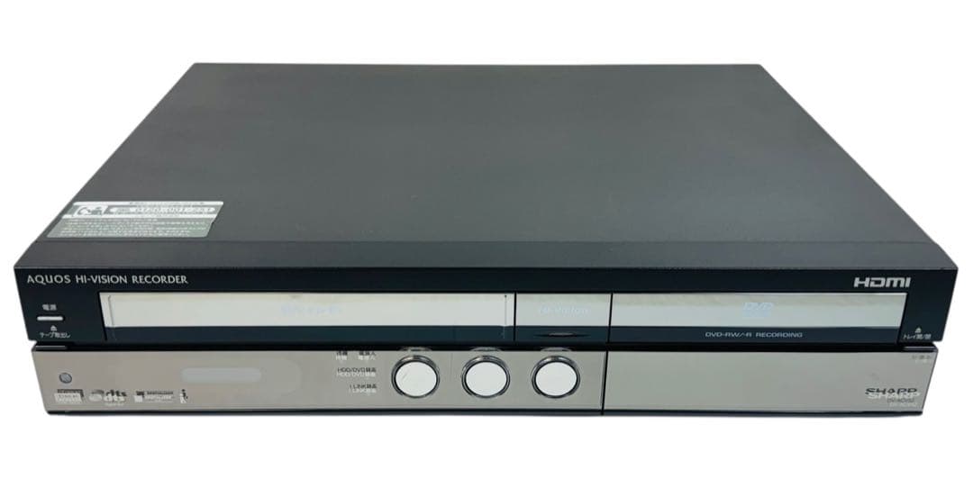 シャープ ダビング機能搭載 VHS一体型 DVDレコーダー DV-ACV52 - メルカリ