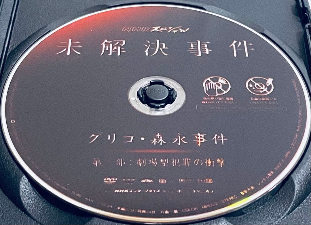 NHKスペシャル　未解決事件　グリコ・森永事件　【全３巻】レンタル版DVD 全巻