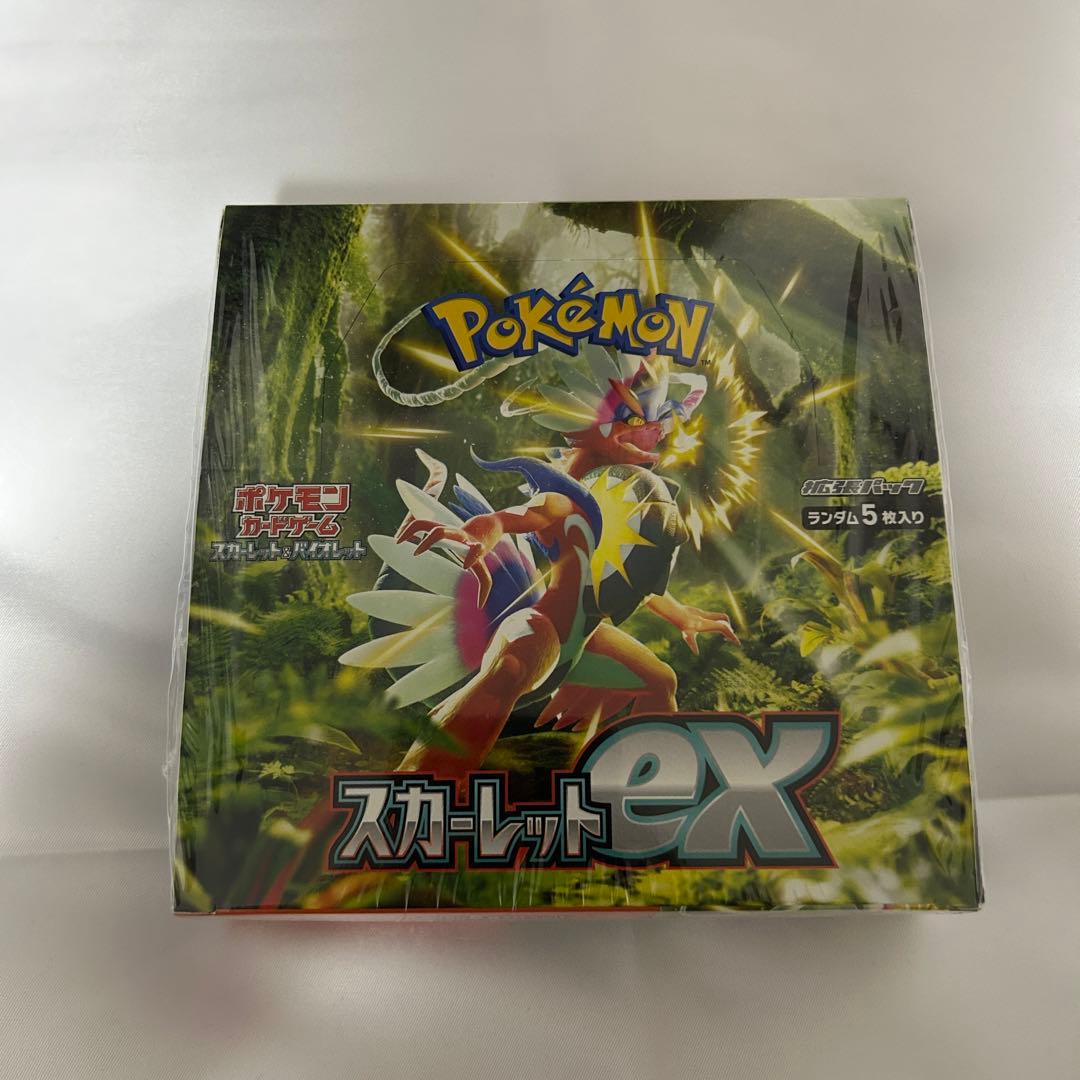 【未開封・シュリンク付】スカーレットexボックス　ポケモンカードゲーム　1BOX ポケモンカードゲーム 即日配送 新品未開封 スカーレットex BOX