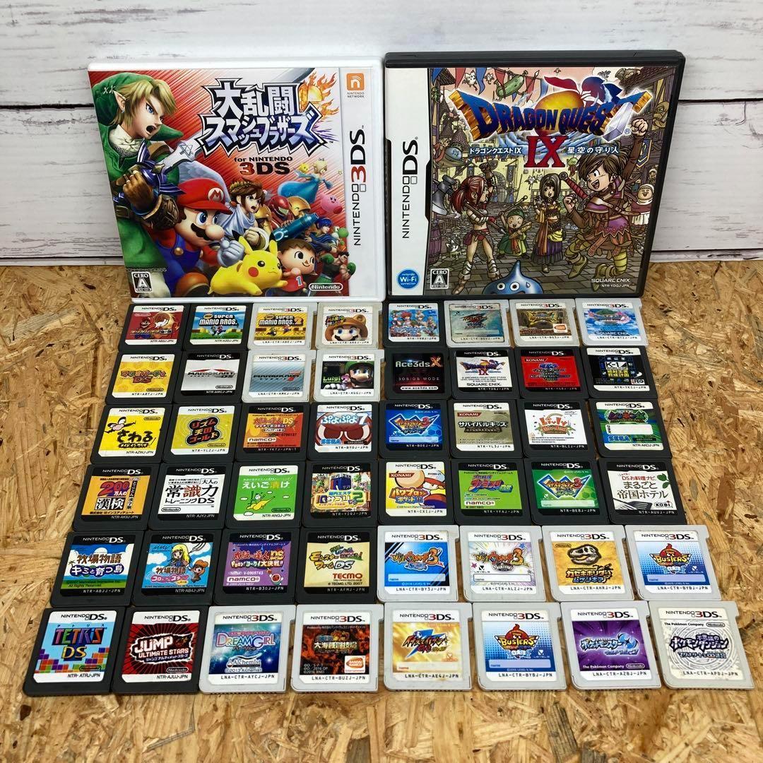 【動作未確認】Nintendo 3DS ソフト 50枚 まとめ売り Yahoo!オークション -「3dsソフト まとめ売り」(ニンテンドー3DS