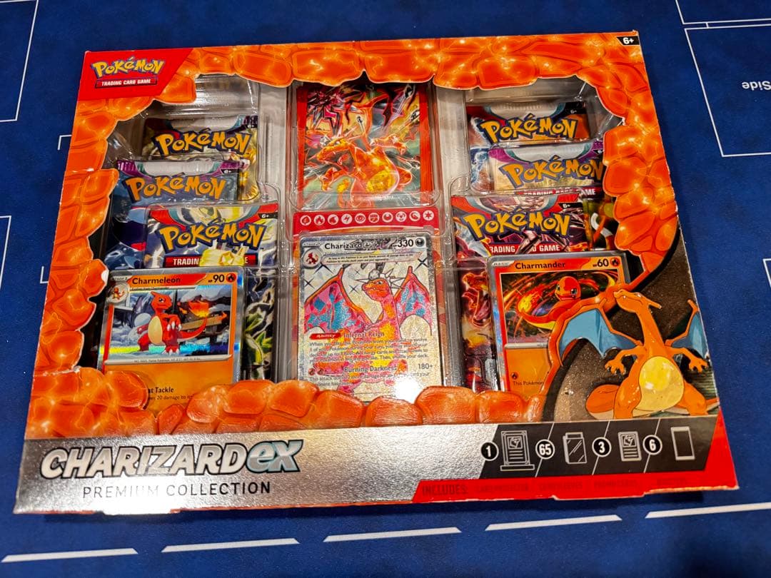 リザードン CHARIZARD EX PREMIUM COLLECTION Amazon.com: Pokemon TCG: Charizard ex Premium Collection : Toys