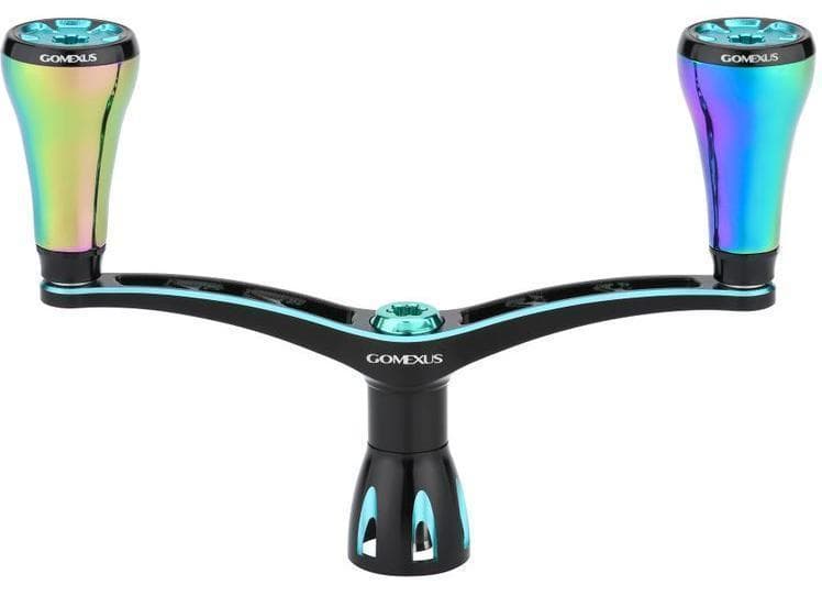 ゴメクサス ダブルハンドル 98mm チタンノブ NEWエメラルダスカラー