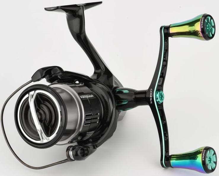 ゴメクサス ダブルハンドル 98mm チタンノブ NEWエメラルダスカラー