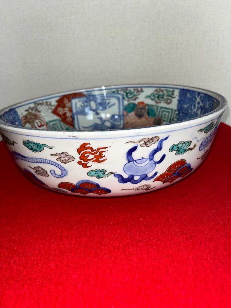 有田焼 伊万里焼 金彩 色絵 錦 大鉢 尺鉢 管理A3804 - メルカリ