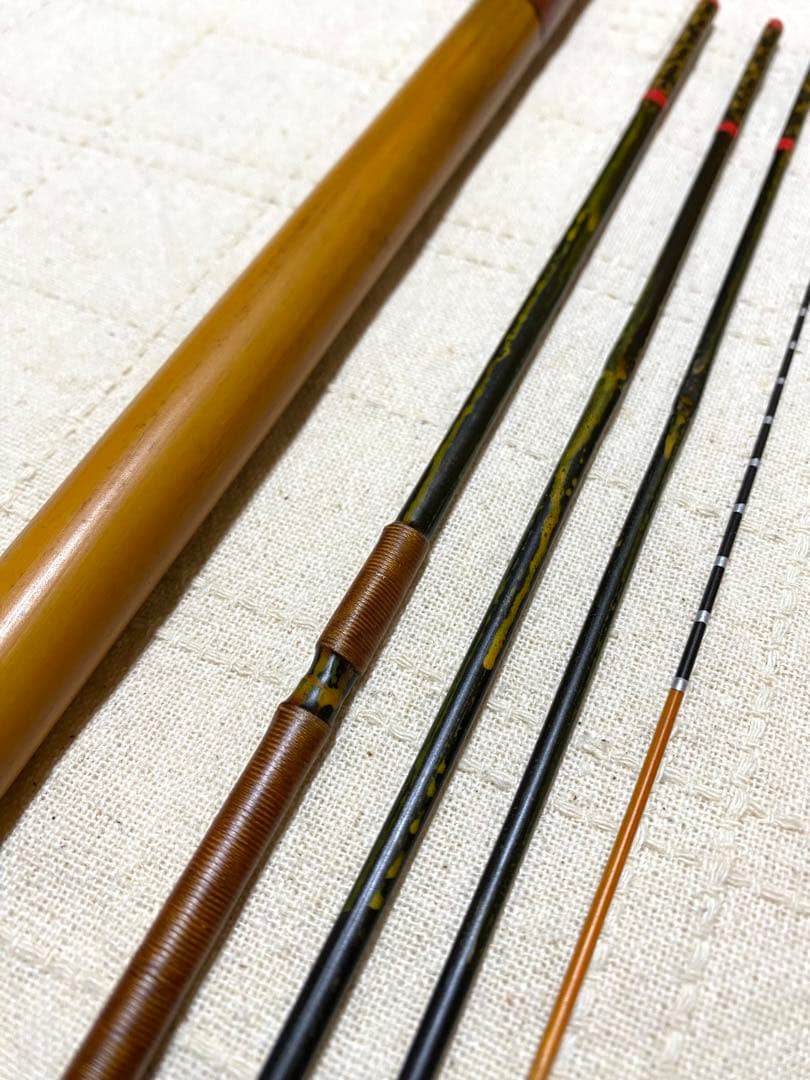タナゴ竿 四本継ぎ 竹竿 和竿 短竿