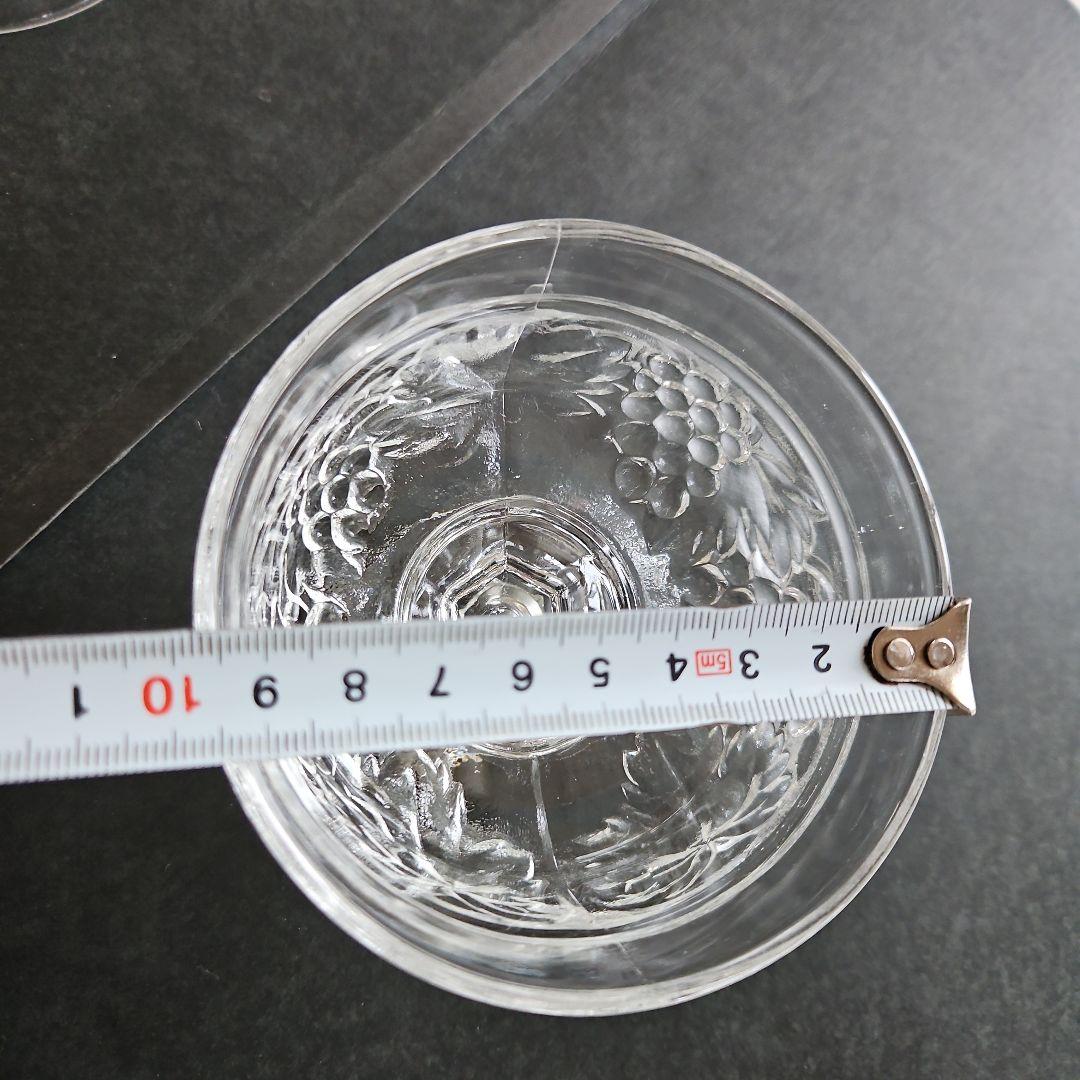 脚付き デザートグラス アイスカップ 昭和レトロ フランス製